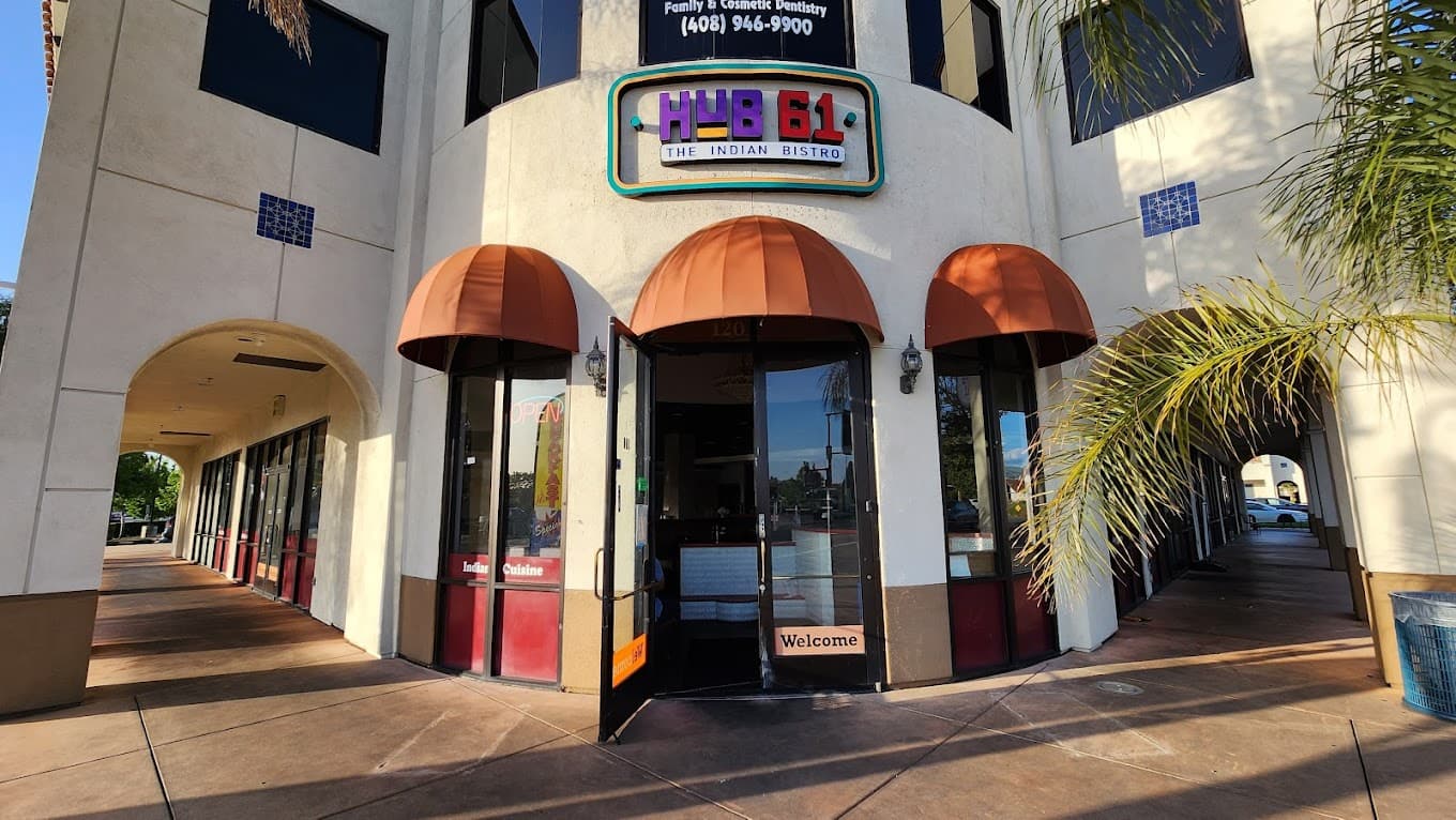 Google street view image of Hub61 The Indian Bistro